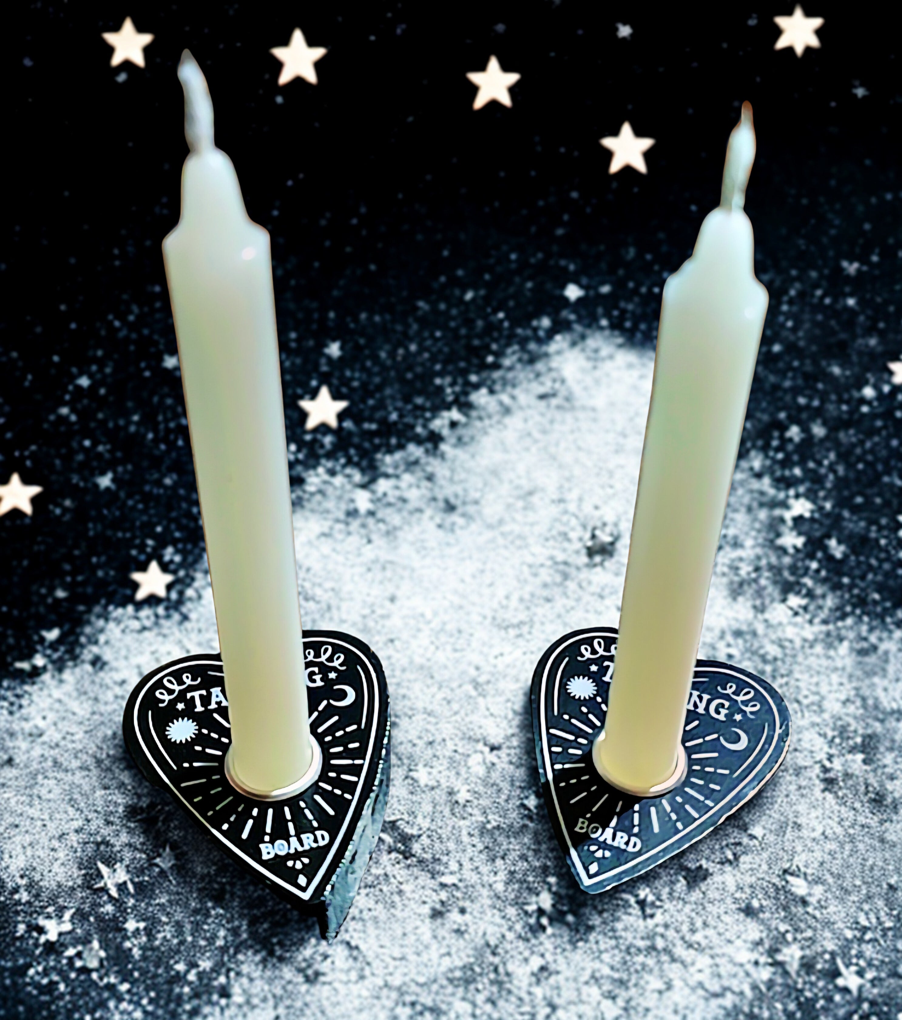 Planchette Candle Holders