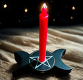 Triple Moon Spell Candleholder