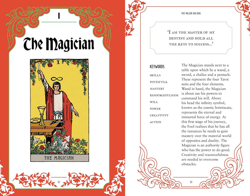 The Classic Rider Waite Smith Tarot Book & Card Deck: Includes 78 Cards and 128-Page Book (Sirius Oracle Kits)