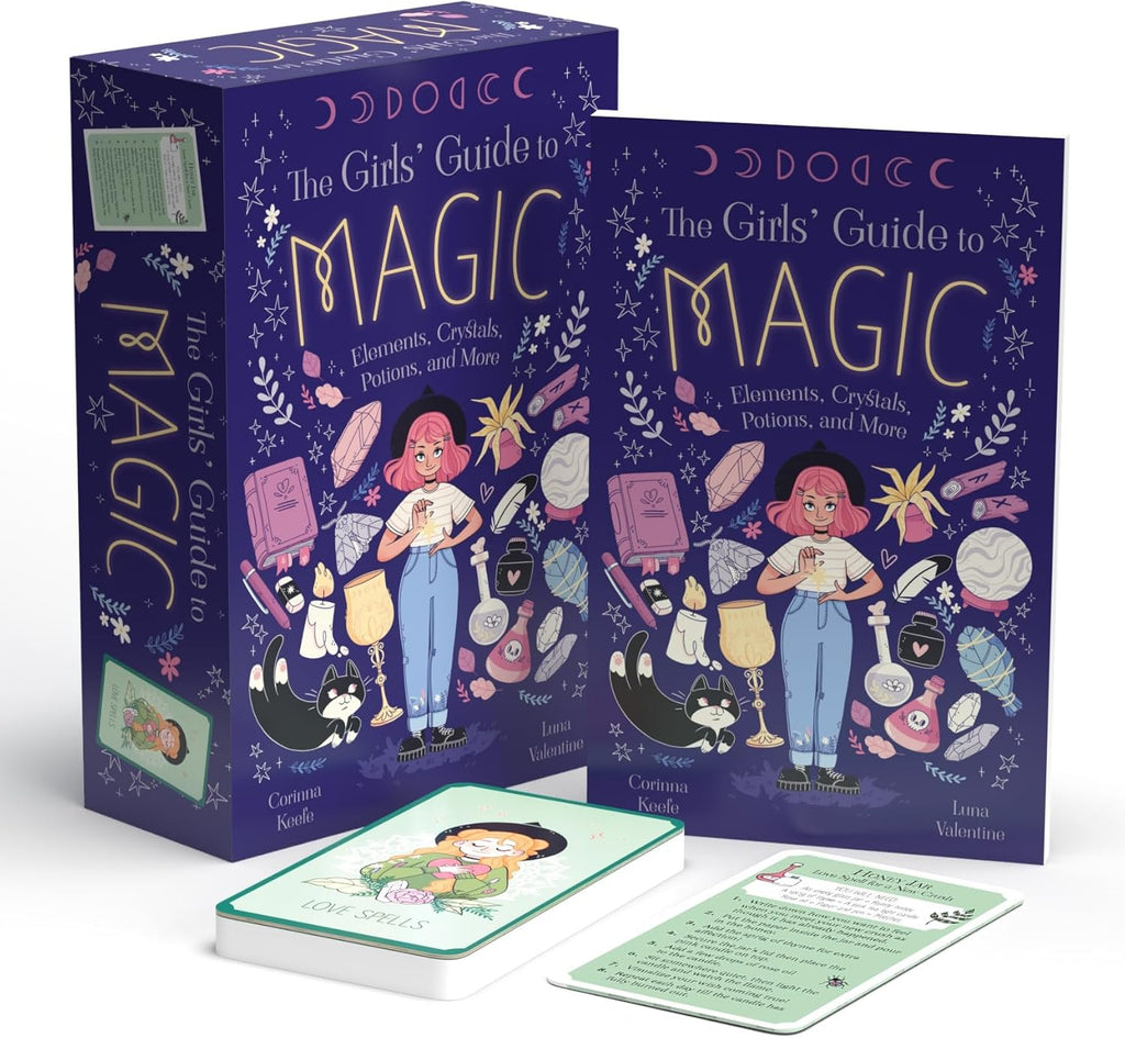 The Girls' Guide to Magic: Book and 52 Spell Cards on Elements, Crystals, Potions, and More