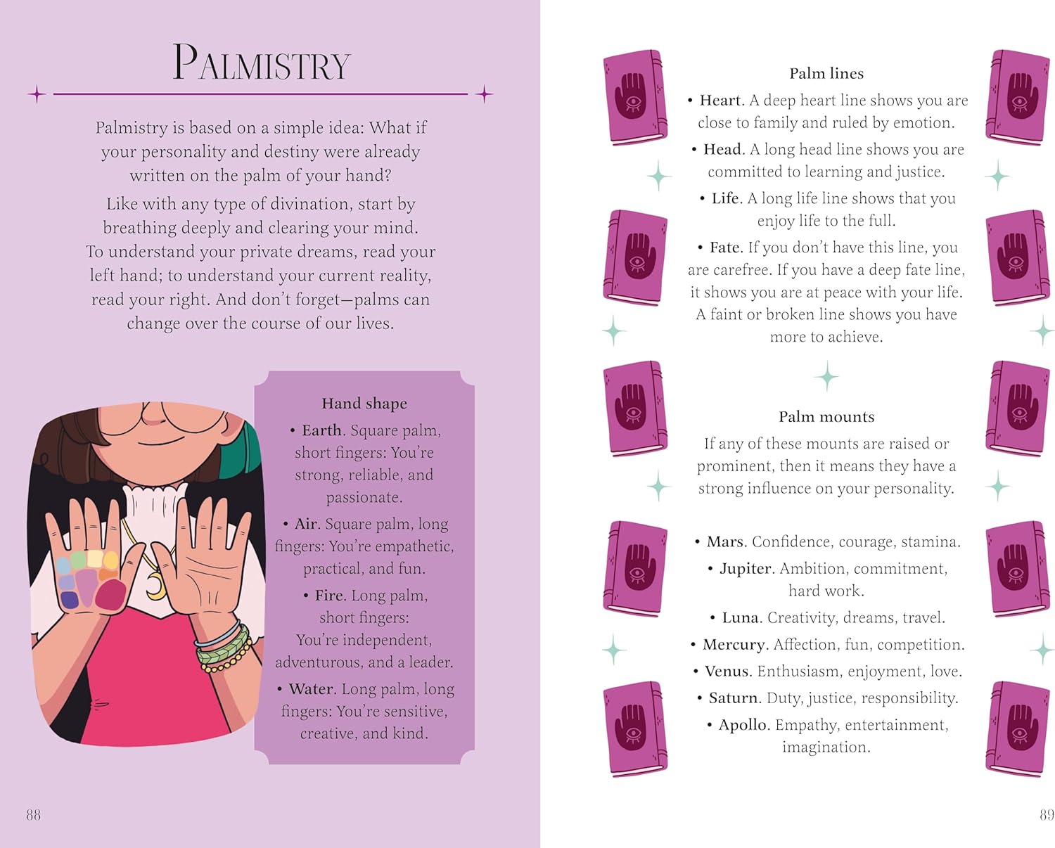 The Girls' Guide to Magic: Book and 52 Spell Cards on Elements, Crystals, Potions, and More