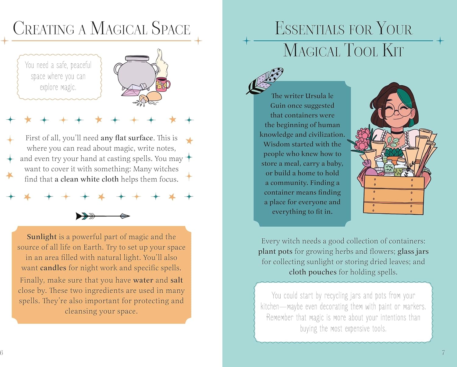 The Girls' Guide to Magic: Book and 52 Spell Cards on Elements, Crystals, Potions, and More