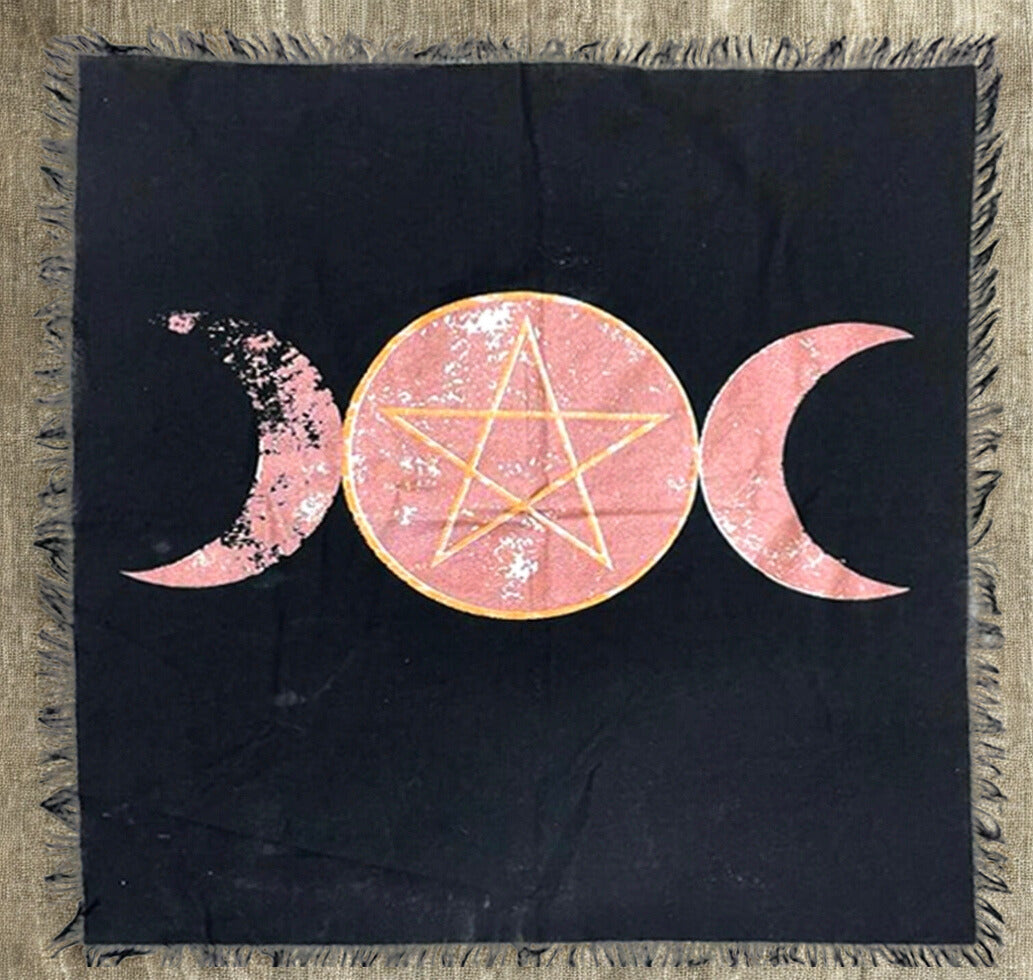 Triple Moon Altar Cloth